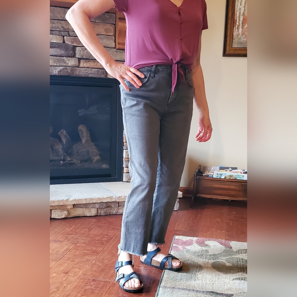 Women's Free People Gray Jeans